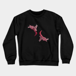 Pink Fractal Crewneck Sweatshirt